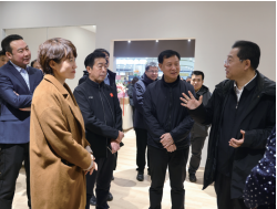  省民政廳楊大勇廳長來到歐亞賣場銀發經濟區調研指導